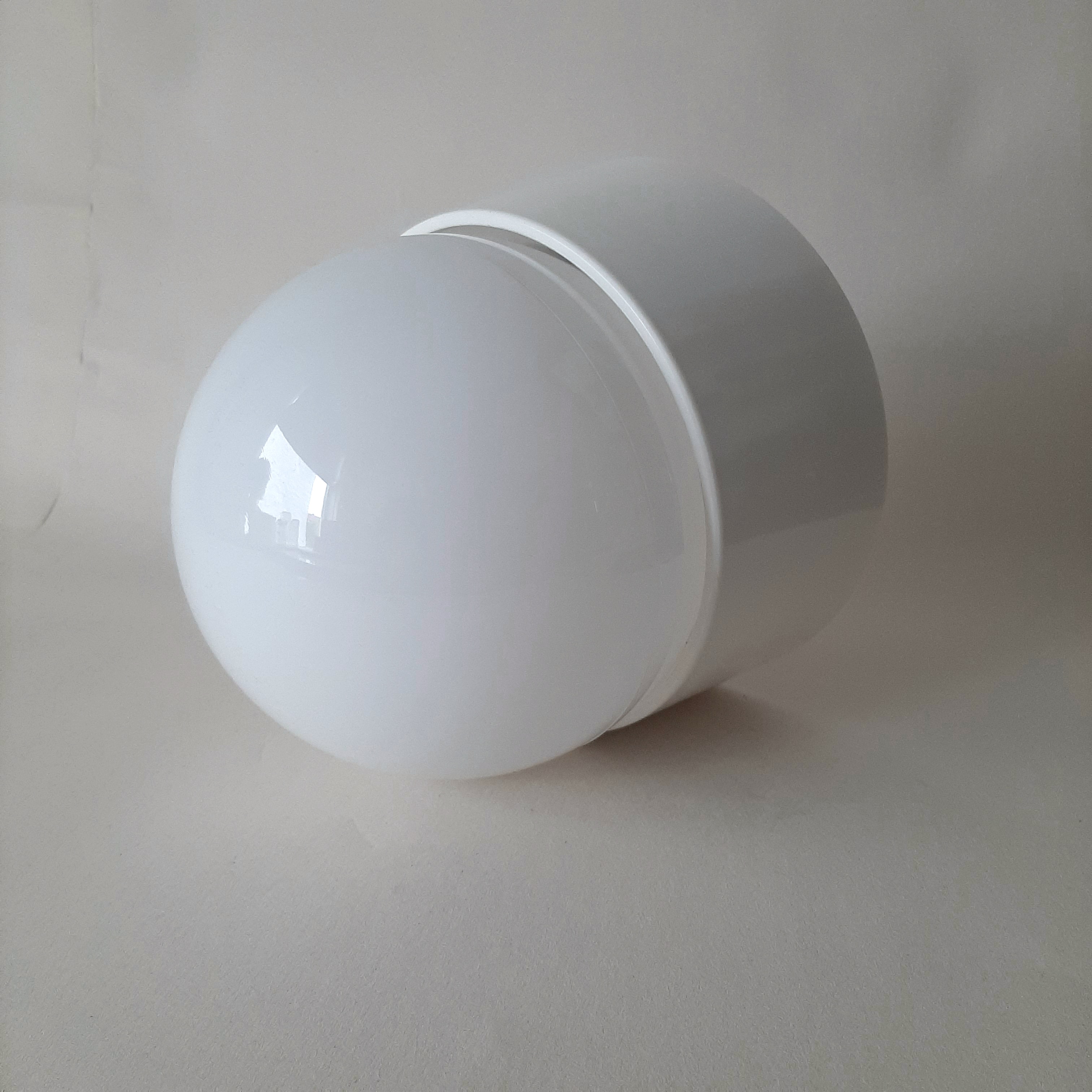 Vintage plafonniere, jaren 60 plafondlamp, Schroefbol bakeliet