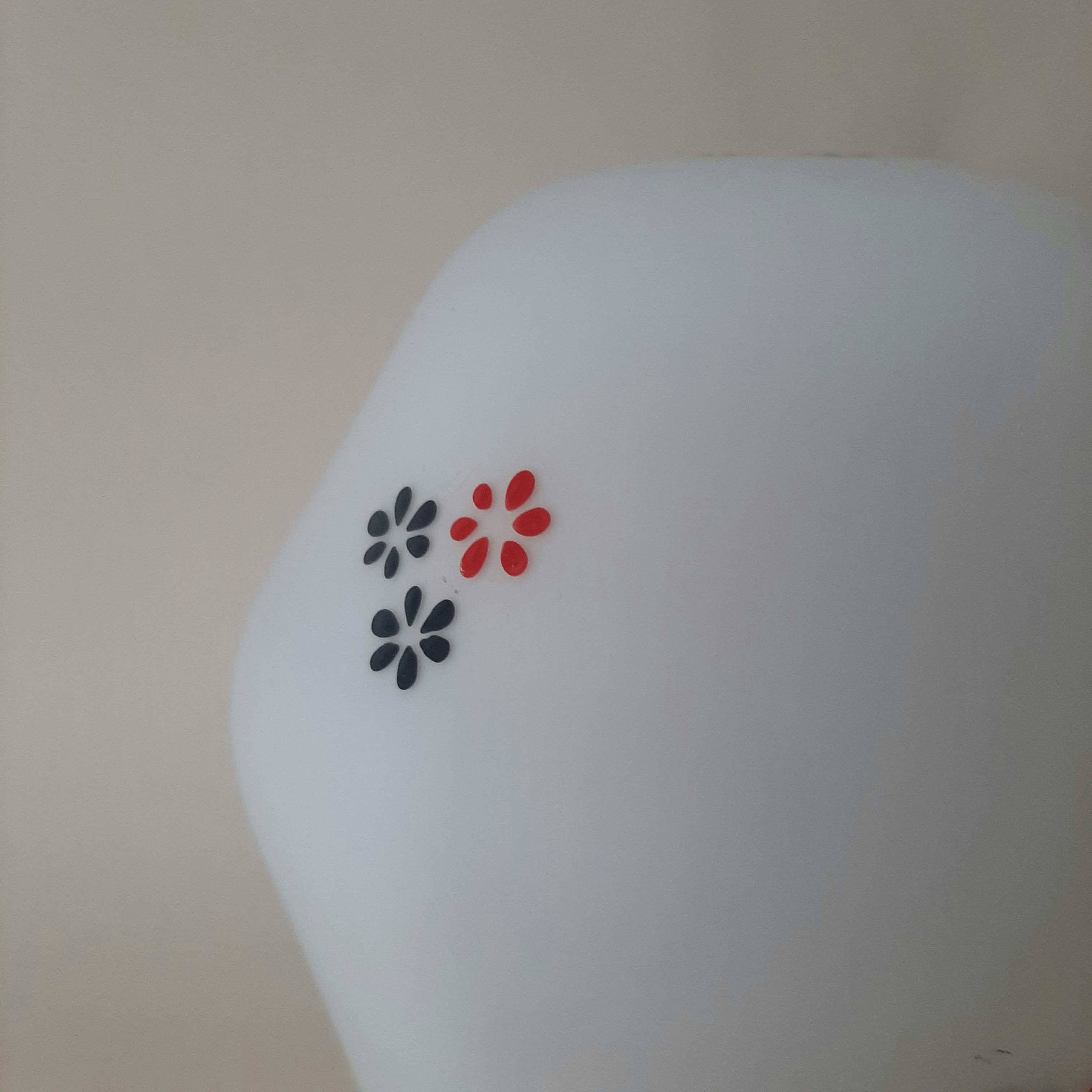 Philips schroefbol | Vintage plafondlamp met bloem decor | MCM