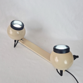 Spotjesbalk beige eyeball | Jaren 70/80 wand,- of plafondverlichting