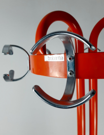 Vintage jaren 70 Brabantia kapstok | Oranje staande kapstok