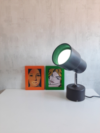 Wandlamp Philips, pop art stijl, grote jaren 70 spot, HPLRN