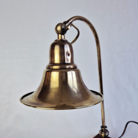 Vintage Messing bureaulamp