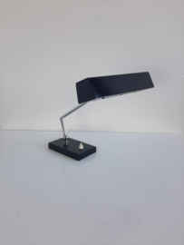 Vintage tafellamp, bureaulamp, leeslamp, jaren 70 lamp, HECA Edam Holland