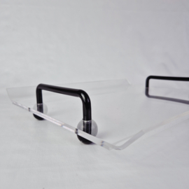 Lucite dienblad uit de jaren 80