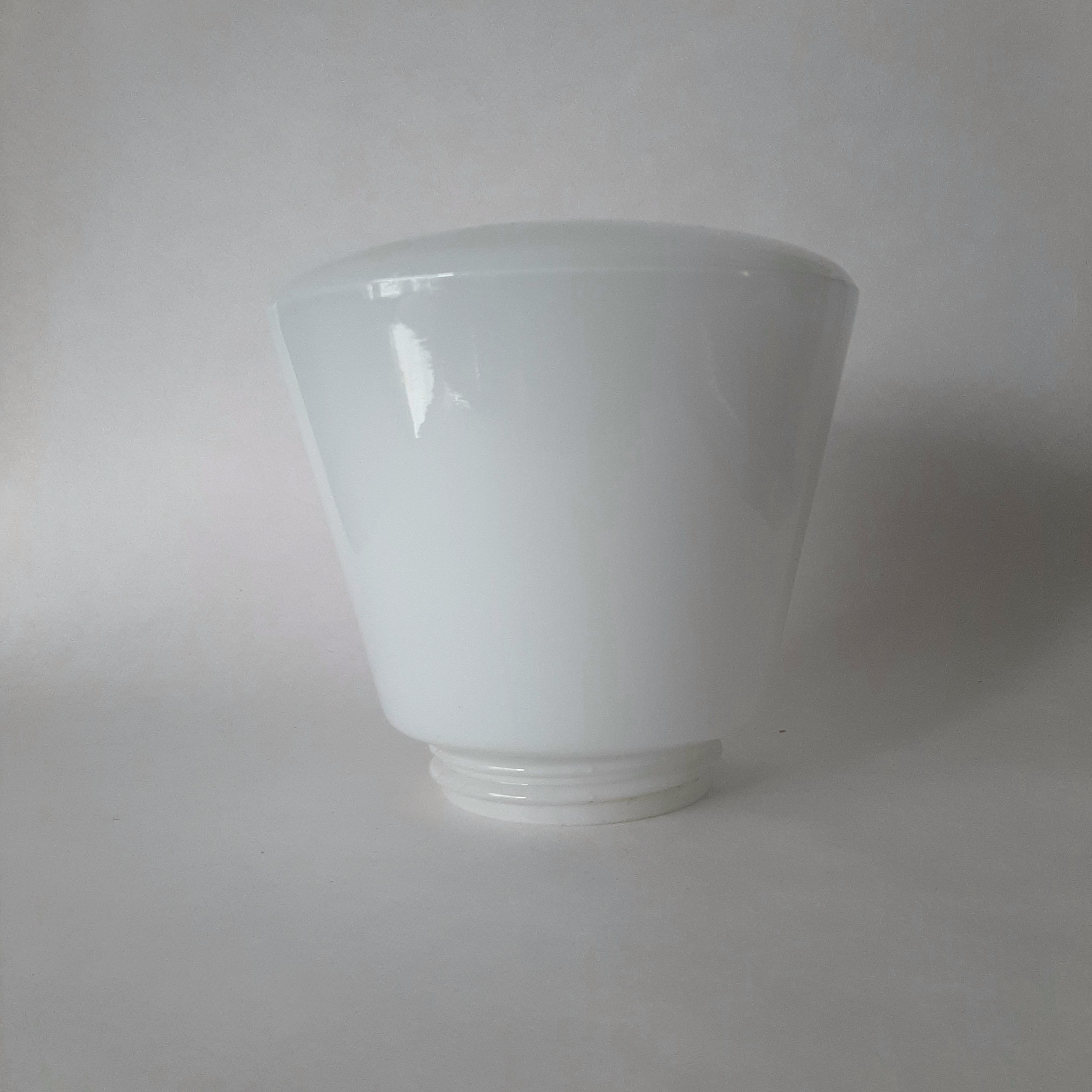 Jaren 30 lampenkap opalineglas | Art Deco glazen schroefbol | Lampenkap ter vervanging