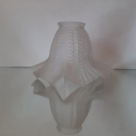 Jaren 50 lampenkap glas | Lampenkap ter vervanging | Stijlvolle lampenkap melkglas