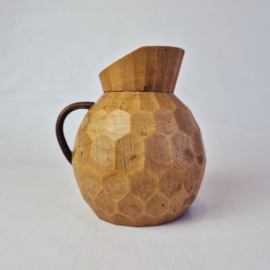 Massief houten, Franse facettenkan
