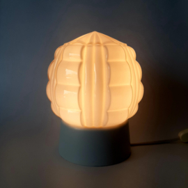 Thabur Art Deco plafondlamp in roze | Pastelroze schroefbol