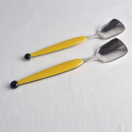 Vintage WMF Cromargan 'Fantasia' Lepels – Set van 6