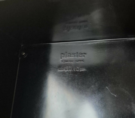 Medicijnkastje bakeliet in roze en zwart | Vintage badkamerkastje | Plaster Beinasco Torino