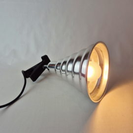 Stijlvolle aluminium klemlamp | Leeslamp in Art Deco stijl