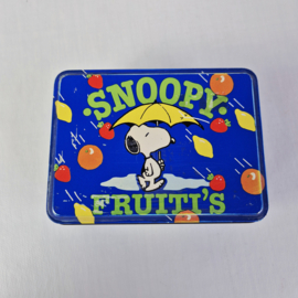 Vintage Snoopy Fruiti's blik