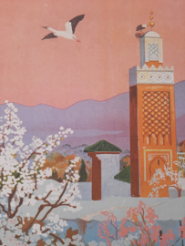 Vintage reproductie | Tlemcen Algeria | 1929 | Léon Carré