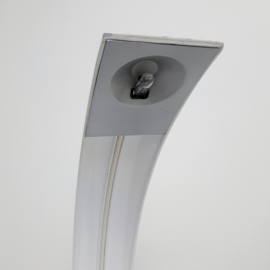 Vintage design booglamp, bureaulamp, tafellamp, Italiaans desing lamp