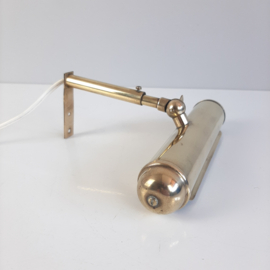 Vintage messing schilderijlamp | Wandlamp | Accentverlichting messing