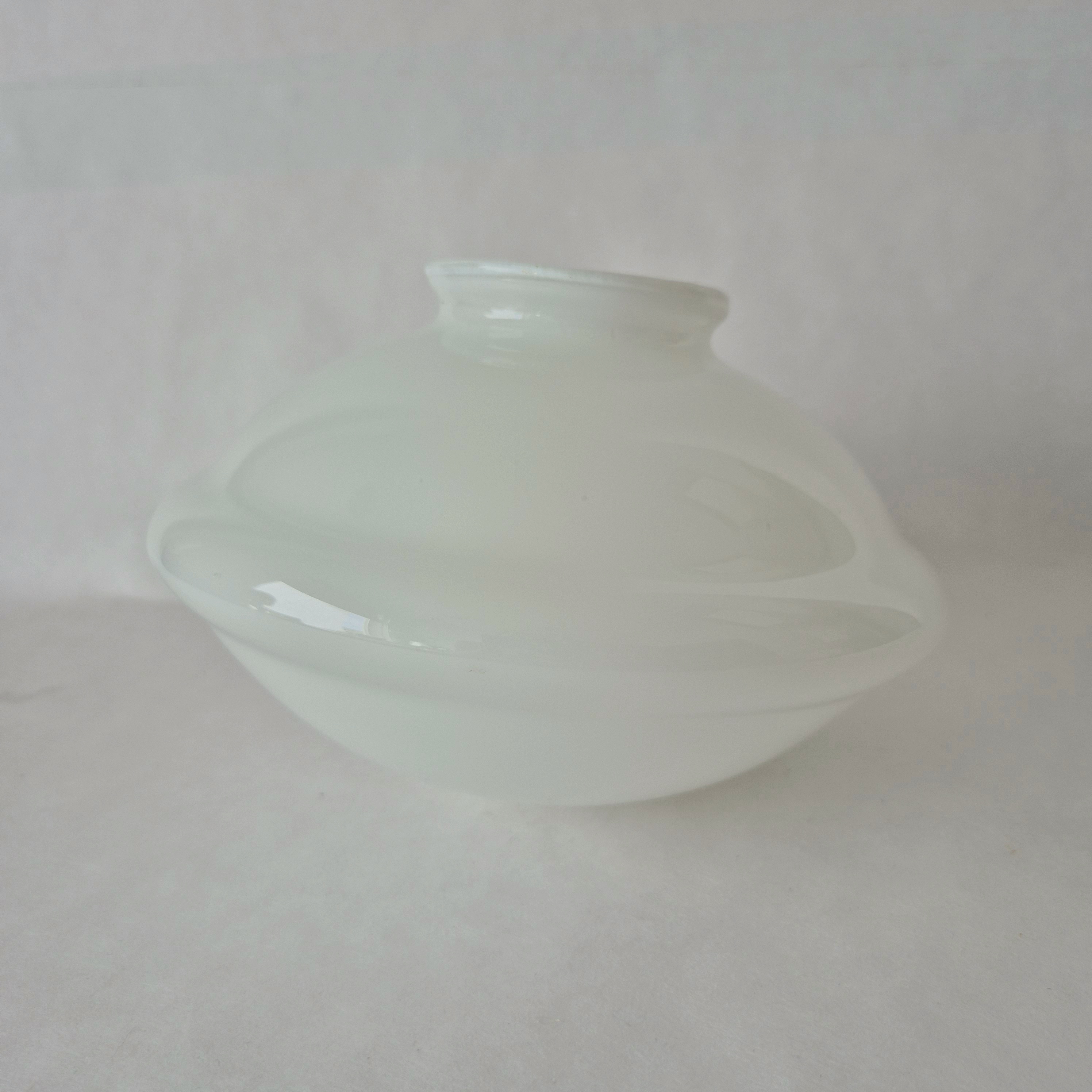 Jaren 30 lampenkap opalineglas | Art Deco glazen kap | Lampenkap ter vervanging | Giso glas Knoop grip 8