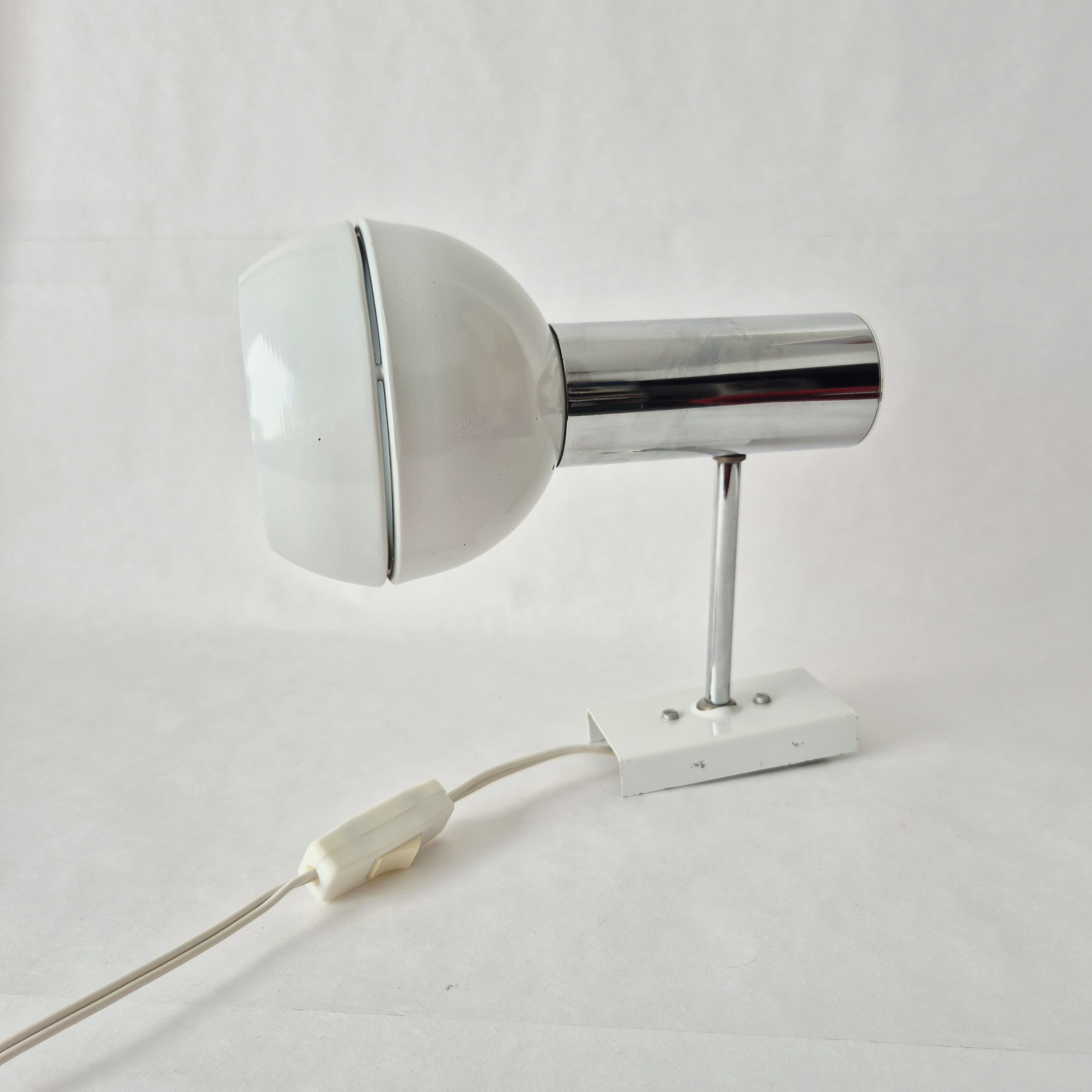 Wilko wandlamp wit | Vintage eyeball wandlamp