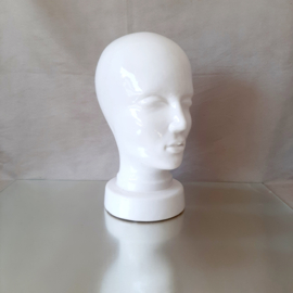 Vintage mannequin hoofd, keramisch 70s mannequin, West Germany 701, w-germany