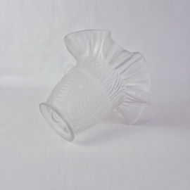 Jaren 50 lampenkap glas in Art Nouveau stijl