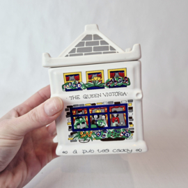 English Life Tea Caddie made by Wade