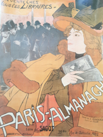 Paris Almanach vintage reproductie | Georges de Feure | 1894 | Edité par Sagot