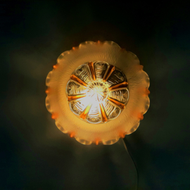 Jaren 60 plafondlamp | Bloemvormige lamp