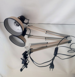 Architectenlamp Vrieland design | Vintage leeslamp | Bureaulamp | Tafellamp