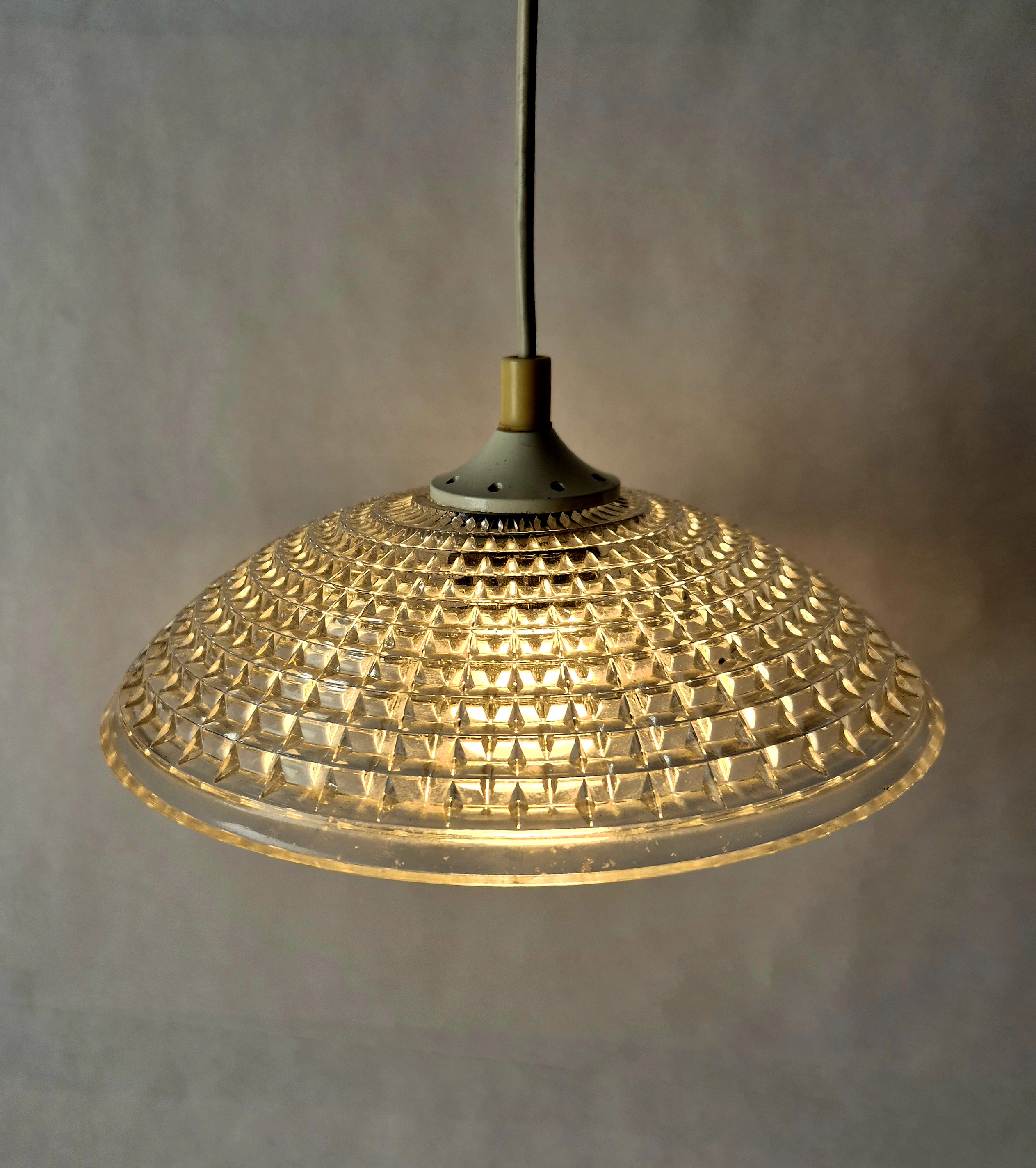 Glazen hanglampje | MCM hanglamp | Glazen hanglamp strak design