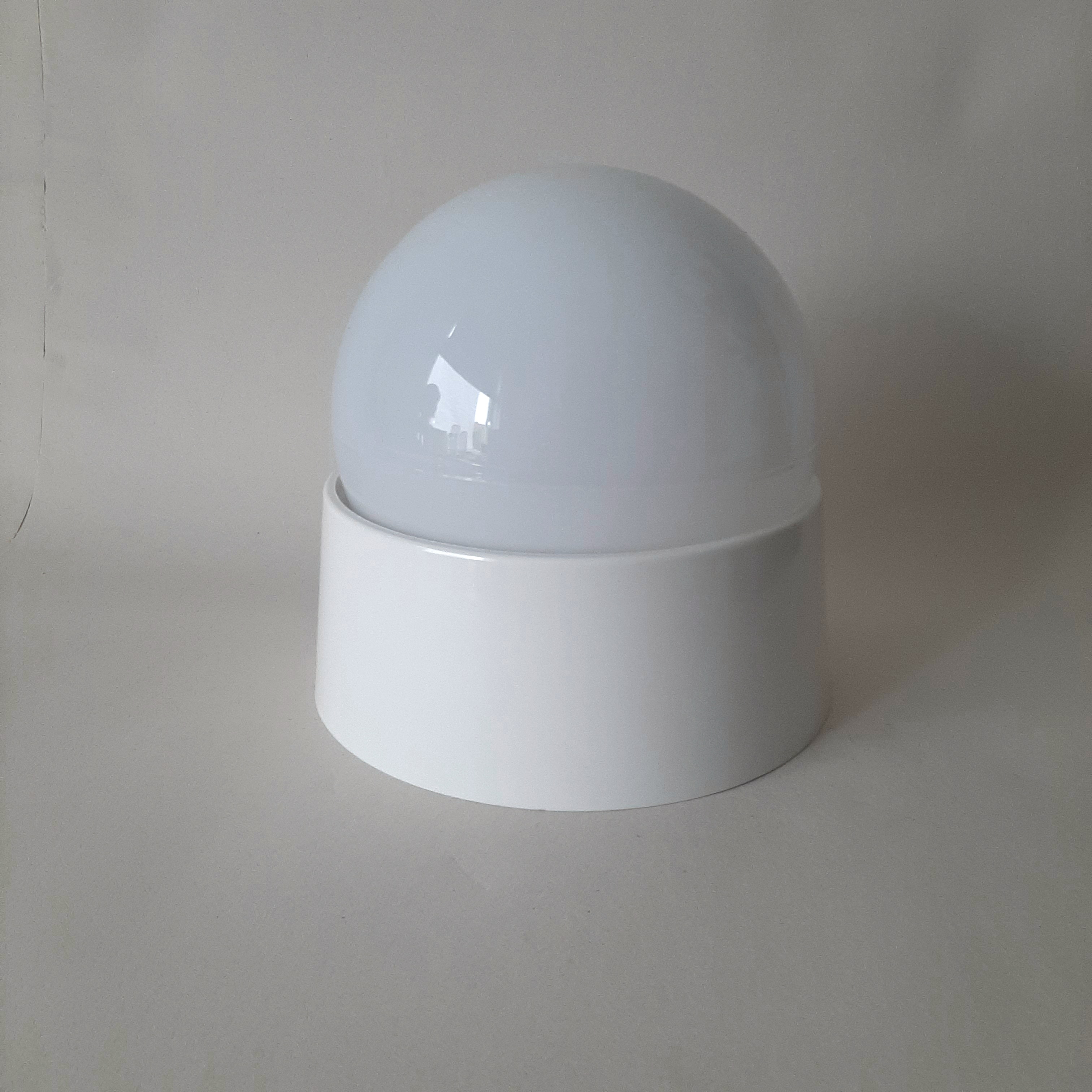 Vintage plafonniere, jaren 60 plafondlamp, Schroefbol bakeliet
