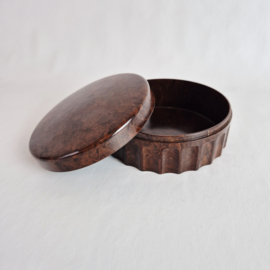 Vintage bakelieten pot 'Wees slim, koop glim' | Philite