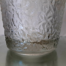 IJsemmer frosted glass | Vintage ijsemmer | Glazen wijnkoeler