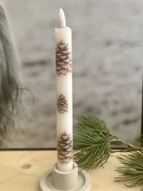 Led kaars - Dennenappel
