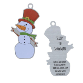 Oakcoins Travel Tag - Slushy the Snowman (new)