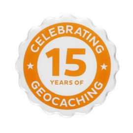 Groundspeak Pin 15 jaar Geocaching