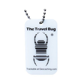 Groundspeak Travel Bug QR Tag - Glow in the Dark