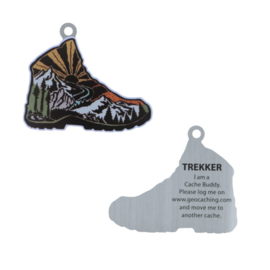 Oakcoins Travel Tag - Trekker the Hiking Boot