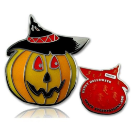 CacheQuarter Halloween pompoen LE - rood