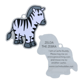 Oakcoins Travel Tag - Zelda the Zebra