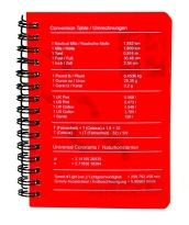 CacheQuarter Spiraal logboek regular - A6 rood