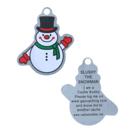 Oakcoins Travel Tag - Slushy the Snowman