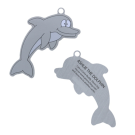 Oakcoins Travel Tag - Ashlie the Dolphin