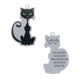 Oakcoins Travel Tag - Catsidy the Black Cat