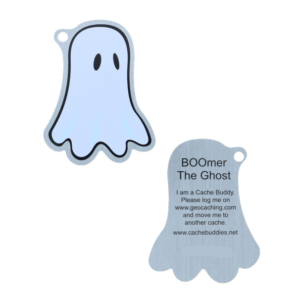 BOOmer-the-ghost travel tag