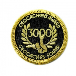 Geo Award patch -3000 - goud