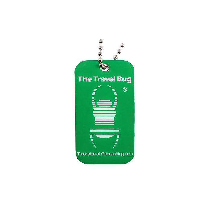 Groundspeak Travel Bug QR Tag - Groen