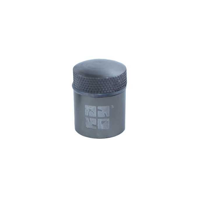 Groundspeak nano cache container - zilver