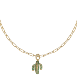 Ketting Zirconia Cactus