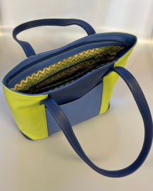 shopper multi blauw