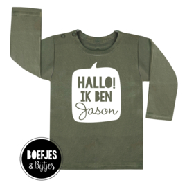 HALLO IK BEN... NAAMSHIRT