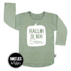 HALLO IK BEN... NAAMSHIRT